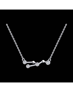 Колье из серебра с фианитами Sokolov