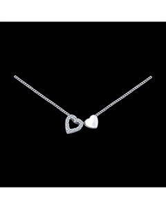 Колье из серебра с фианитами Sokolov