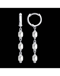 Серьги из серебра с жемчугом Sokolov