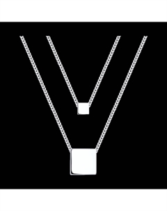 Колье из серебра Sokolov