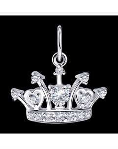 Подвеска из серебра с фианитами Sokolov