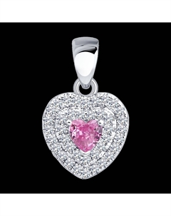 Подвеска из серебра с фианитами Sokolov