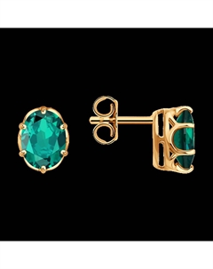 Серьги из золота с изумрудами Sokolov