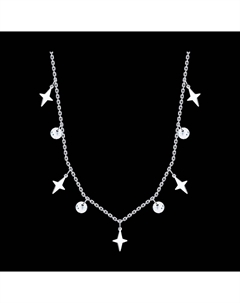 Колье из серебра с фианитами Sokolov