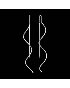 Серьги из серебра Sokolov