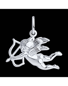 Подвеска ангел из серебра Sokolov