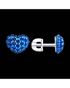 Серьги из серебра с фианитами Sokolov