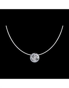 Колье из серебра с бриллиантом Sokolov