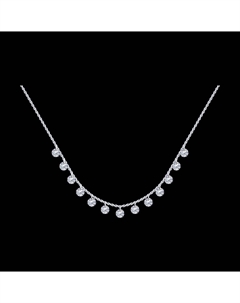 Колье из серебра с фианитами Sokolov