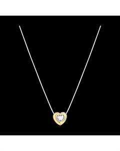 Колье из золочёного серебра с фианитом Sokolov