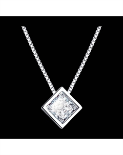 Колье из серебра с фианитом Sokolov