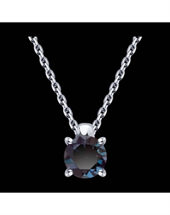 Колье из белого золота с гидротермальным александритом Sokolov