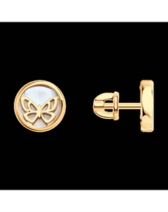 Серьги из золота с перламутром Sokolov