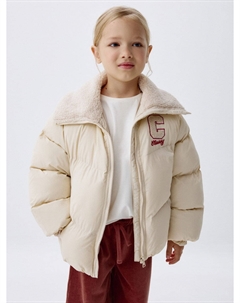 Короткая куртка с меховым воротником для девочек Sela