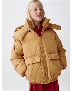 Короткая куртка с капюшоном для девочек из коллекции ARCHIVE Sela