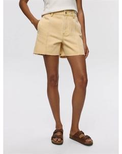 Джинсовые шорты с рельефными швами Sela