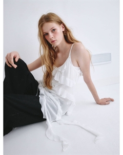 Топ шифоновый с воланами из линейки Young Sela