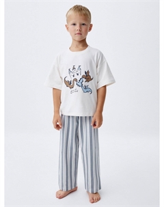 Пижама с принтом для мальчиков Sela
