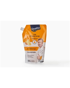 Средство для мытья посуды Lemon Orange Qualita