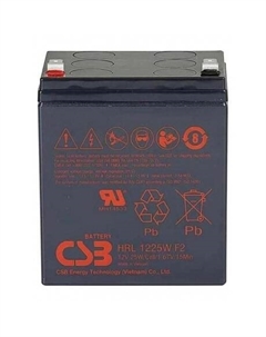 Батарея для ИБП CSB HRL1225W F2 FR 12В 5Ач Csb