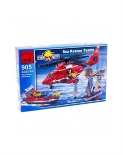 Конструктор "Пожарная спасательная команда" (404дет) в кор. BRICK 905 Brickmaster