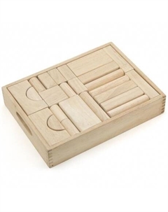 Конструктор блочный бесцветный (46 дет.) 59165 Viga