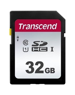 Карта памяти 32Gb 300S SDHC UHS-I U1 (95/45 MB/s) Transcend