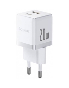 Сетевое зарядное устройство Baseus Palm 20W EU Moon White (P10111602213-00)
