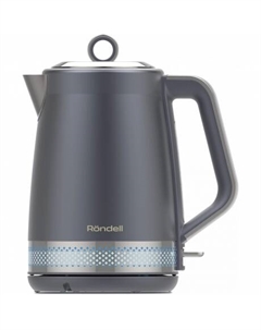Чайник электрический Rondell RDE-WK880 1.7л. 2200Вт титан/серебристый корпус: серый