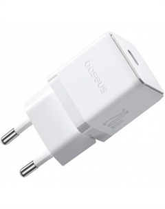 Сетевое зарядное устройство Baseus Palm 20W EU Moon White (P10111602213-01)