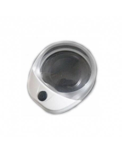 Лупа настольная контактная 10x, 60 мм, с подсветкой (1 LED) PW6010C Kromatech