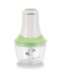 Измельчитель электрический Starwind SCP2010 1л. 300Вт белый/зеленый