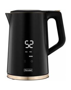 Чайник электрический Rondell RDE-1007 1.7л. 2200Вт черный корпус: пластик