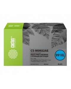 Картридж струйный 991XL CS-M0K02AE черный (465мл) для HP PageWide755dn;MFP774dn/779dn;Pro750dw/772dn Cactus
