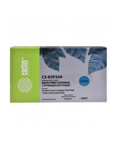 Картридж струйный №727 CS-B3P24A серый (130мл) для HP DJ T920/T1500/T2530 Cactus