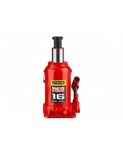 Домкрат бутылочный гидравлический RED FORCE, 16т, 230-460 мм (43160-16) Stayer