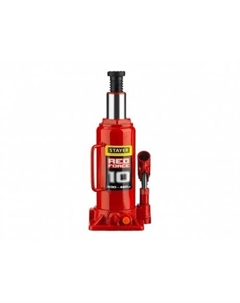 Домкрат бутылочный гидравлический RED FORCE, 10т, 230-460 мм (43160-10) Stayer