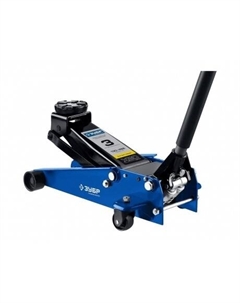 Домкрат подкатной X80, 3т, 130-465 мм, с быстрым подъемом для СТО, Профессионал (43050-3) Зубр