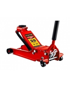 Домкрат подкатной F-37 RED FORCE, 3.5т 98-535 мм, универсальный для СТО (43158-3.5) Stayer