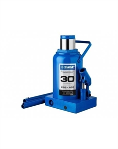 Домкрат бутылочный гидравлический 30т, 285-465 мм Профессионал (43060-30) Зубр