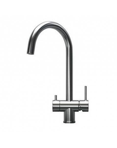 Смеситель для кухни GRANULA (7104, СТАЛЬ САТИН) Granula