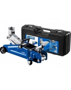 Домкрат подкатной гидравлический в кейсе, Профессионал (43053-2-K) Т-30-K, 2т, 135-330 мм Зубр