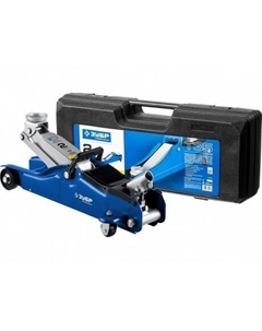 Домкрат подкатной Т-35, 2т, 85-330 мм, с низким подхватом в кейсе, Профессионал (43056-2-K) Зубр