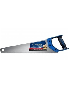 Ножовка универсальная (пила) ?МОЛНИЯ-3D? 450мм, 7TPI, 3D зуб, точный рез вдоль и поперек волокон, для средних заготовок из всех видов материалов Зубр