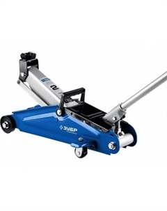 Домкрат подкатной Т-50, 2т, 130-380 мм, с увеличенным подъемом в кейсе, Профессионал (43052-2-K) Зубр