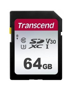 Карта памяти 64GB UHS-I U3 SD card Transcend