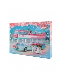 Конструктор "Свадебный автобус" (379дет) SLUBAN М38-В0769 Sluban