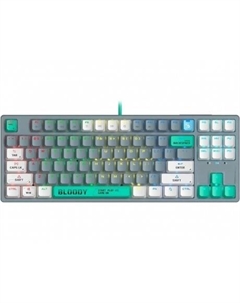 Клавиатура Bloody S87 Energy Grey-Green A4tech