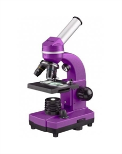 Микроскоп Junior Biolux SEL 40–1600x, фиолетовый Bresser