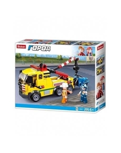 Конструктор Передвижной кран (205 дет.) в коробке M38-B0877 Sluban